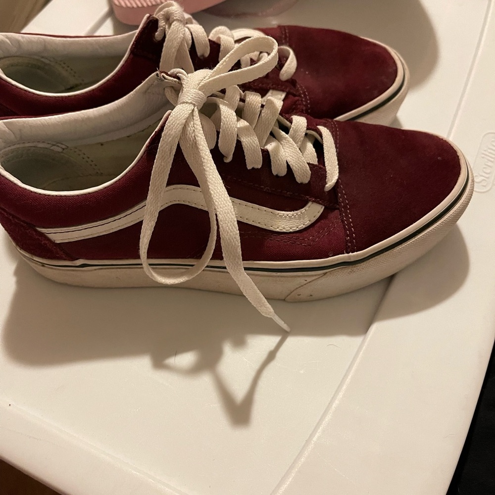 Red and White Sneakers VANS - Picture 3 of 6